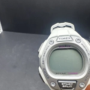 Timex Ironman Watch White 30 Lap New Battery - Picture 1 of 5