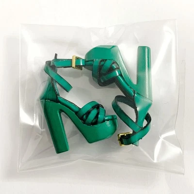 Integrity toys fashion Royalty chic opulence Nyasha green platform heels shoes - Image 1 of 4