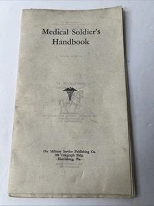 Medical Department Soldier's Handbook 1941 unused The Military Service Pub Co - Picture 1 of 4