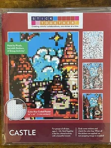 Stick Together Mosaik Farbcodierte Aufkleber Kunst Kit 36" x 40" Schloss Neu im Karton - Bild 1 von 12