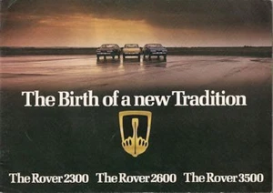 Rover 2300, 2600 & 3500 SD1 1977-1979 UK Market Sales Brochure - Picture 1 of 3