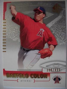 2004 SP AUTHENTIC # 7 BARTOLO COLON , ANGELS          BOX # 39 - Picture 1 of 1
