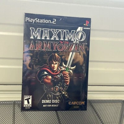 Maximo Vs Army Of Zin Demo Disc Sony PlayStation 2 PS2 Brand New Factory Sealed - Image 1 of 3