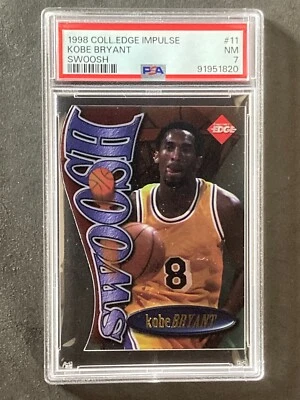 1998 Collector's Edge Impulse Коби Брайант Свуш Высеченный PSA 7 - Изображение 1 из 2