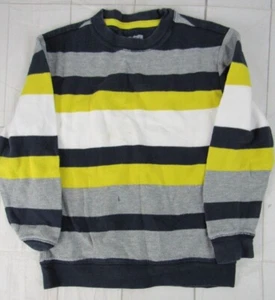 Old Navy Yellow, Navy, White, and Grey Multicolor Striped Sweater Size S (6/7) - Picture 1 of 4