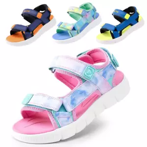 Boys Girls Sandals Kids Shoes Summer Open Toe Outdoor Athletic Sport Sandals - Picture 1 of 26