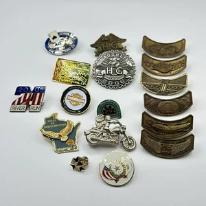 Posten 15 Harley Davidson Pin HOG 2006 2010 25 Jahre 2009 Laughlin Rides Mütze Weste - Bild 1 von 6