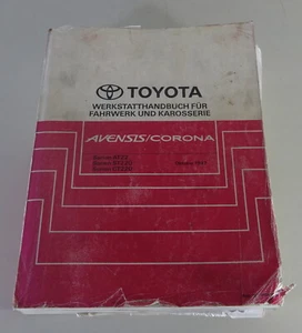 Manuale Di Officina / Manuale Di Base Toyota Avensis / Corona Data 10/1997 - Foto 1 di 5