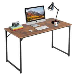 Computer Desk, 47 inches Home Office Desk Writing Study Table Modern Simple - Picture 1 of 35