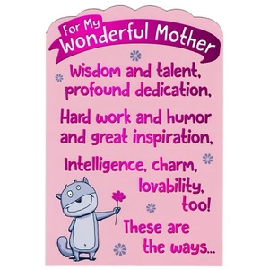 Funny MOTHER'S DAY Card FOR MOTHER, I Take After You Pink by HALLMARK + Envelope - Picture 1 of 4