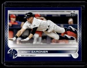 2022 Topps Blue Parallel Brett Gardner New York Yankees #49