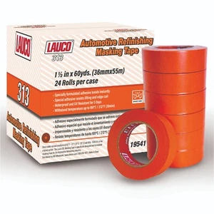 LAUCO Orange Automotive Refinishing Masking Tape, Moisture UV and Heat Resistant - Picture 1 of 7