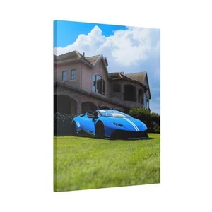 Lamborghini Huracan High Resolution Museum Quality Vertical Canvas Print #019 - Picture 1 of 10