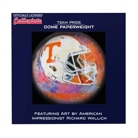 Tennessee Volunteers Glass Domed Paperweight [NEW] NCAA Desk Office Paper Weight Cover