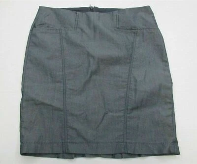 Falda lápiz corta tejida de mezclilla oscura informal talla 3 ZINC SH1777 para mujer Foto 1 de 4