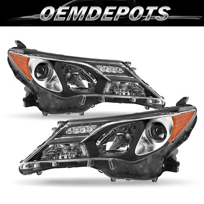 Conjunto de faros delanteros diestros+derechos 13-15 para Toyota RAV4 RAV-4 2013 2014 2015 Foto 1 de 4