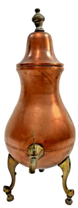 Vintage Art Deco Copper Brass Samovar - Picture 1 of 14