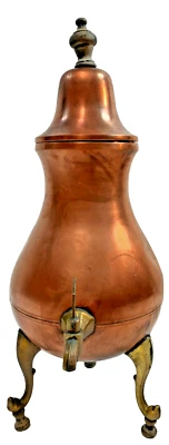 Samovar vintage art déco bronze cobre - Imagem 1 de 4