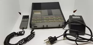 More details for dictaphone 3730 micro cassette transcriber w/ power cable and mic untested