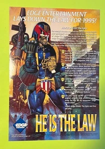 JUDGE DREDD - 1995 - Promo Sheet von EDGE ENTERTAINMENT - Bild 1 von 2