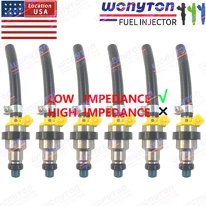 6 piezas inyectores de combustible 0280150153 para Jaguar XJ6 BMW Nissan 200sx Volvo Mercedes - Imagen 1 de 6