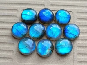 10 Pcs 20mm AAA+ Top Quality Labradorite Round Cabochon Gemstones | - Picture 1 of 3