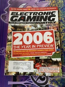 Electronic Gaming Monthly EGM Magazine 199 January 2006 Zelda Twilight Princess - Imagen 1 de 3