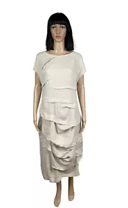 Ivan Grundahl Dapin asymmetrisches Kleid Leinen Größe 40 - Bild 1 von 15