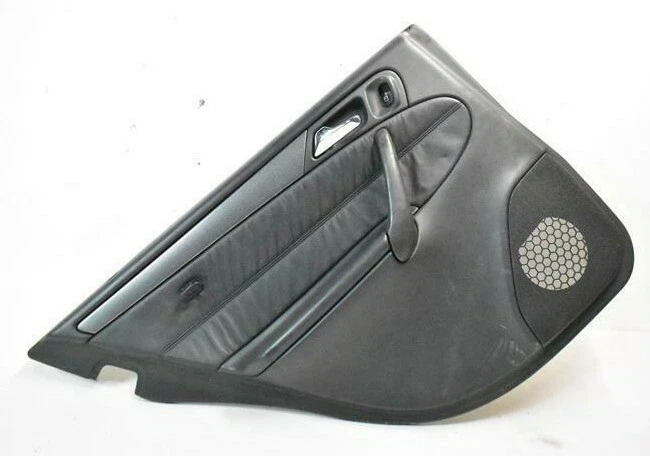 Panel de puerta interior trasero izquierdo Mercedes C32 C55 AMG W203 2002-2007 negro OEM Foto 1 de 4