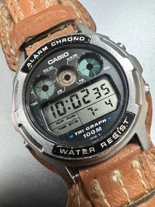 Casio TGW-100 827 japan vintage watch tri graph - Bild 1 von 6
