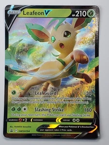 Leafeon V SWSH194 Holo SWSH: Sword & Shield Promo NM English Pokemon - Picture 1 of 2