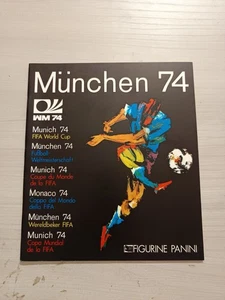 Panini World Cup Monaco 74 Fußball Figuren Album LEER aus Lagerbestand einwandfrei - Bild 1 von 8