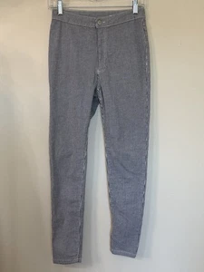 Pantalones a rayas grises y blancas Free People - Imagen 1 de 7