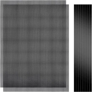 400x300mm DIY PC Case Dust Mesh Filter, 2Pack PVC Dustproof Filter black - Picture 1 of 7
