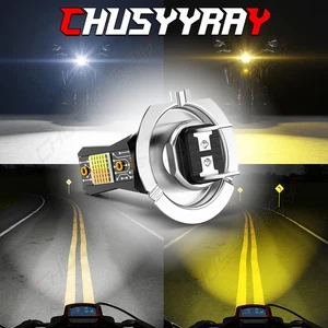 1x H7 LED Headlight Bulb For Kawasaki Ninja ZX6R ZX636C 2003-2006 ZX636E 2013-14 - Foto 1 di 13