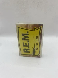 REM Out Of Time Clamshell Cassette Tape India Ultra Rare - Picture 1 of 8