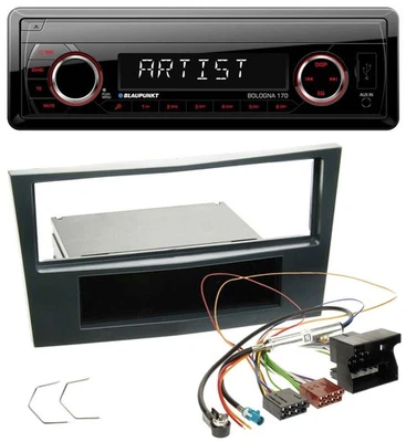 Blaupunkt SD USB 1DIN MP3 AUX Autoradio für Opel Corsa D ab 2005 Stealth Schwarz - Bild 1 von 4