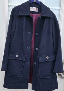 TRUE VINTAGE PENDLETON Knockabouts 100% Virgin Wool Navy Coat Jacket LS M/L?  - Picture 1 of 11