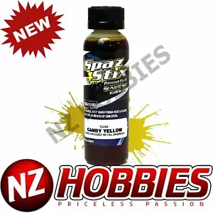 Spaz Stix SZX15250 CANDY YELLOW AIRBRUSH PAINT for R/C Lexan Body - Picture 1 of 5