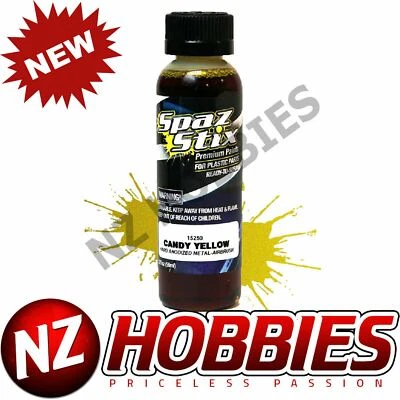 Spaz Stix SZX15250 TINTA AERÓGRAFO AMARELO DOCE para R/C Lexan Body - Imagem 1 de 4