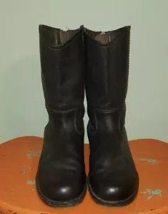 YMC You Must Create BROWN LEATHER BOOTS SHOES MEN SIZE US 10.5 EURO 44 - Picture 1 of 6