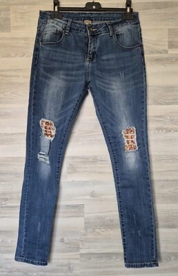 Jeans mit Pailletten Jeanshose, Größe XL - Bild 1 von 4
