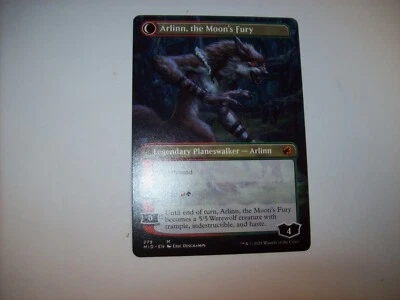 ARLINN, THE PACK'S HOPE BORDERLESS NM Innistrad: Midnight Hunt Free Ship Tracked - Image 1 of 3