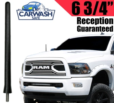**CORTO** MÁSTIL ANTENA 6 3/4" - SE ADAPTA A: 1999-2009 Dodge Ram Truck 2500 Foto 1 de 4