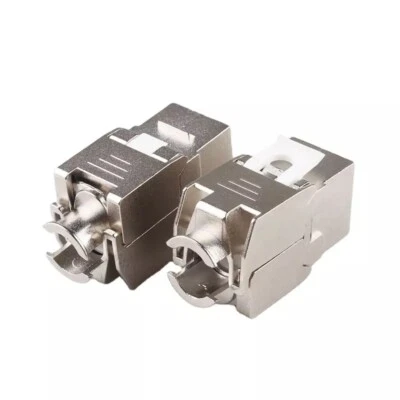 Cat7 Keystone Jack Modul Cat.7 RJ45 STP werkzeuglos Netzwerk Adapter  Buchse LAN - Bild 1 von 4