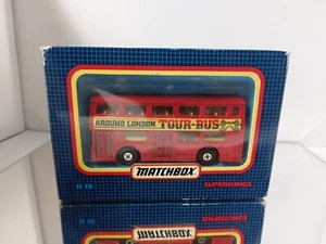 Matchbox SuperKings K-15 Daimler Red London Tour Bus In Box - Picture 1 of 8