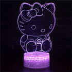 Hello Kitty 3d Led Night Light Touch Control Table Lamp Bedroom Ornament Gift
