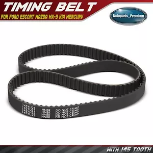 Engine Timing Belt for Ford Escort Mazda MX-3 Protege Kia Sephia Mercury 145-T - Picture 1 of 9