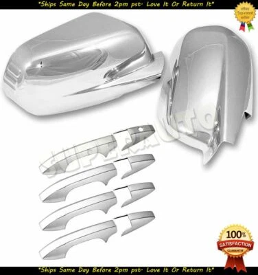 适用于 2007 - 2011 年本田 CR-V CHROME MIRROR + 4DR 手柄盖 2008 2009 2010 CRV — 第 1/3 张图片