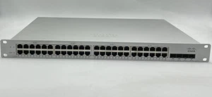 CISCO MS220-48FP Meraki 48-port Gigabit PoE Cloud Managed Switch *Unclaimed* - Picture 1 of 5